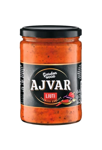 Domači Premium ajvar Garden Good 550 g Akcija v trgovini Mercator