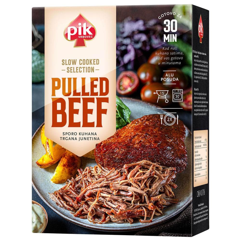 Trgana govedina Slow cooked Selection Pik 500 g Pik Vrbovec Akcija v trgovini Mercator