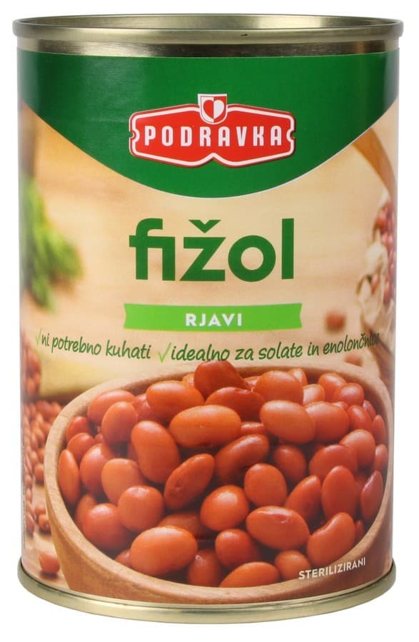 Podravka fižol 400 g Akcija v trgovini Mercator