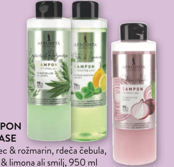 Afrodita Šampon za lase 950 ml - Akcija v trgovini Spar