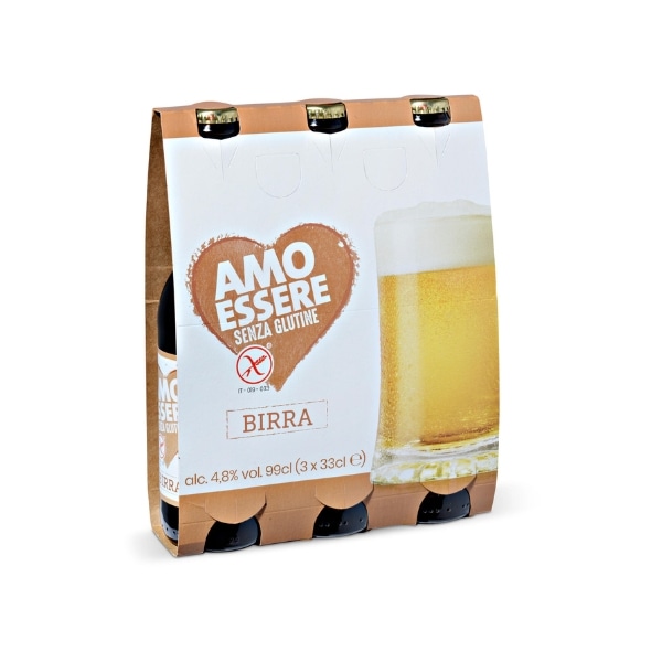 Amo Essere Pivo Brez Glutena 3 x 330 ml - Akcija v trgovini Eurospin