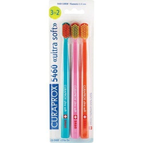 CURAPROX CS 5460 Ultra Soft zobna ščetka 3 kosi Akcija v trgovini Dm
