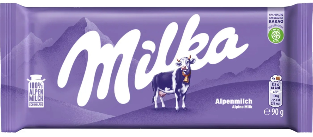 Izbrane čokolade Milka 90 ali 100 g - Akcija v trgovini Mercator