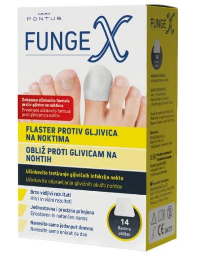FUNGEX obliž proti glivicam na nohtih 14 kosov Akcija v trgovini Dm