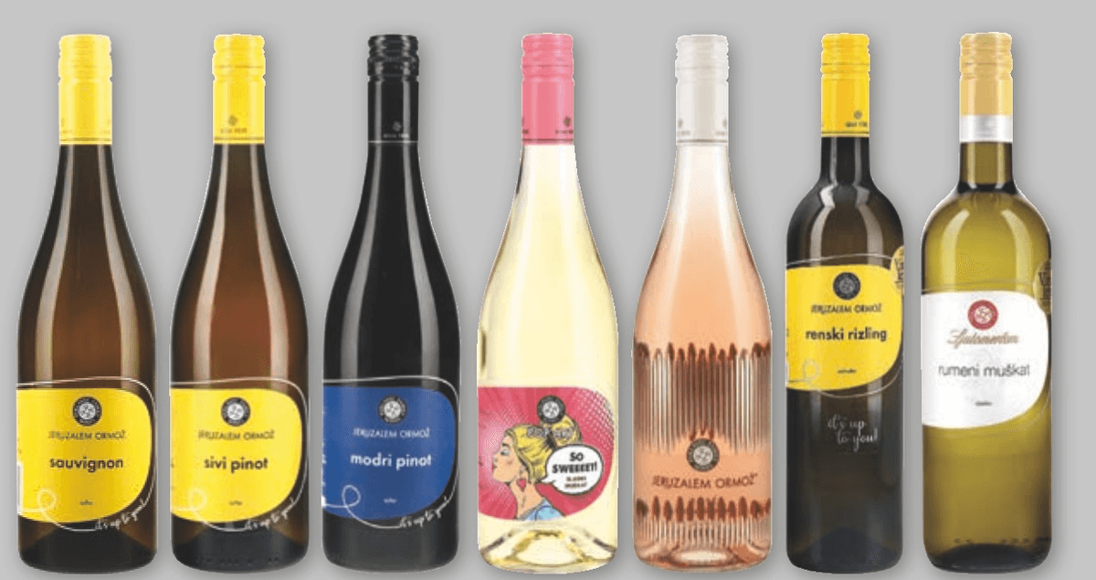 Buteljčna vina 0,75 l Jeruzalem Ormož, Ljutomerčan - Akcija v trgovini Spar