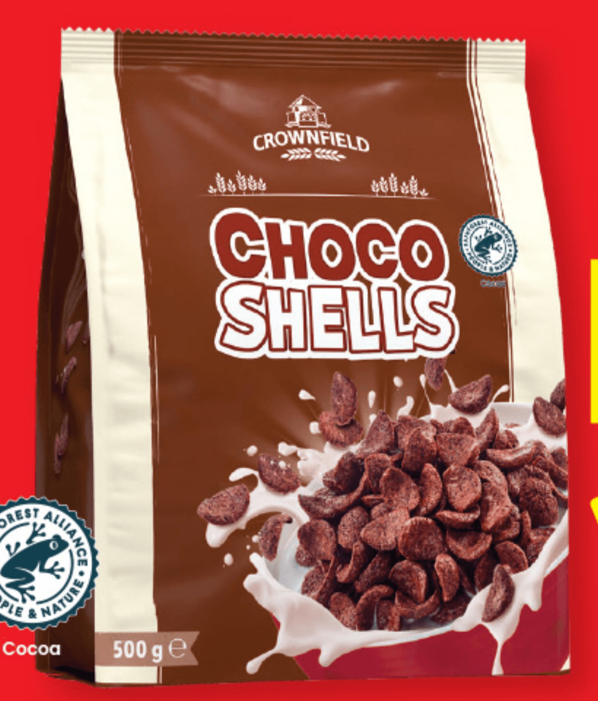 Crownfield Čokoladne školjke 500 g - Akcija v trgovini Lidl