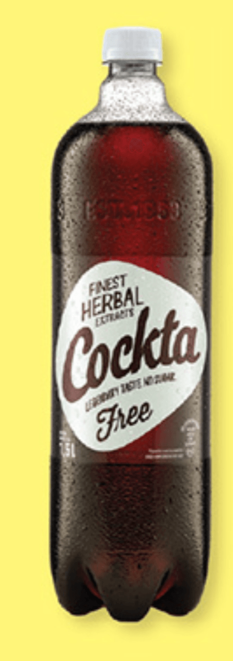 Cockta Free 1.5 L - Akcija v trgovini Lidl