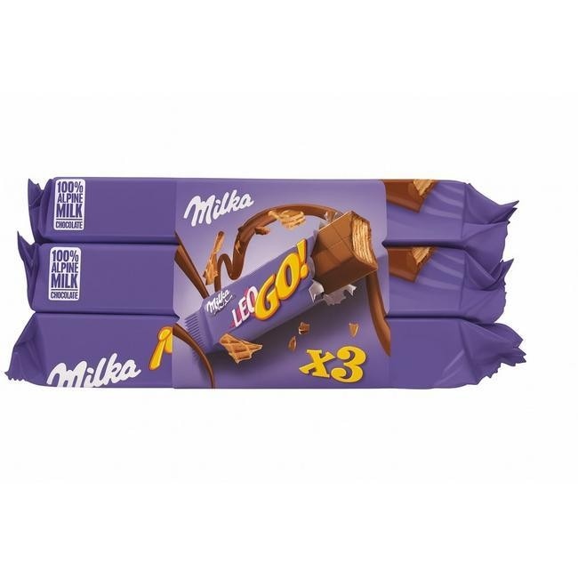 Čokolada Leo Milka 3x 48 g Akcija v trgovini E.Leclerc
