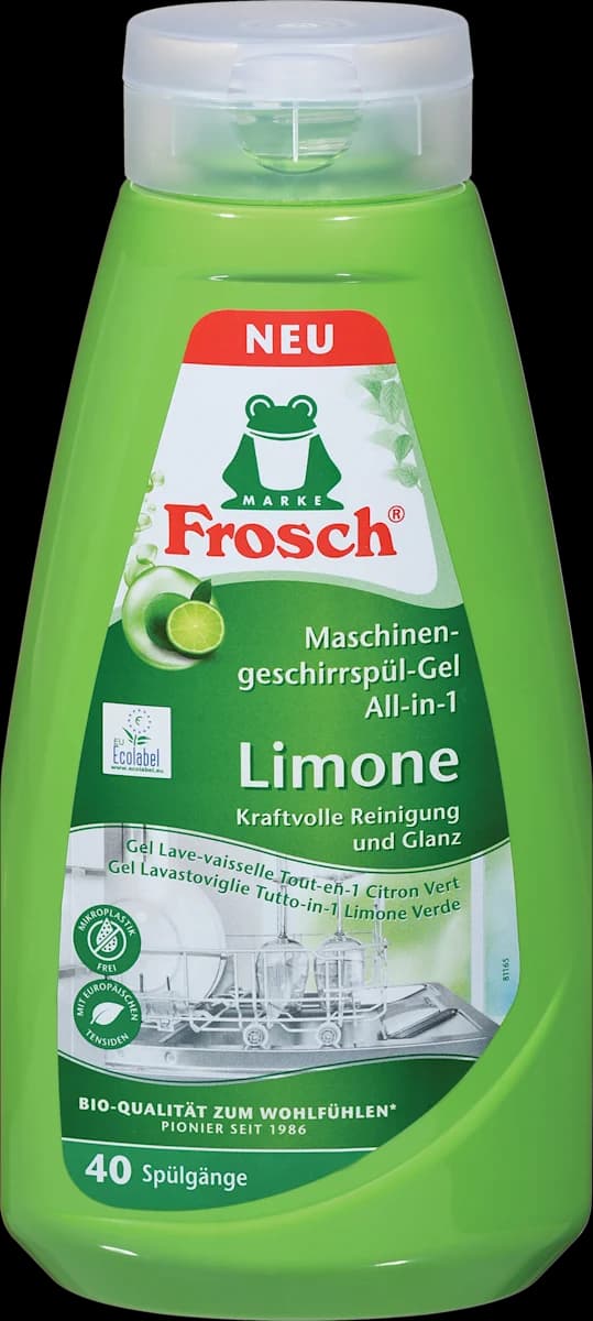 Gel za strojno pomivanje posode Frosch 650 ml Akcija v trgovini E.Leclerc