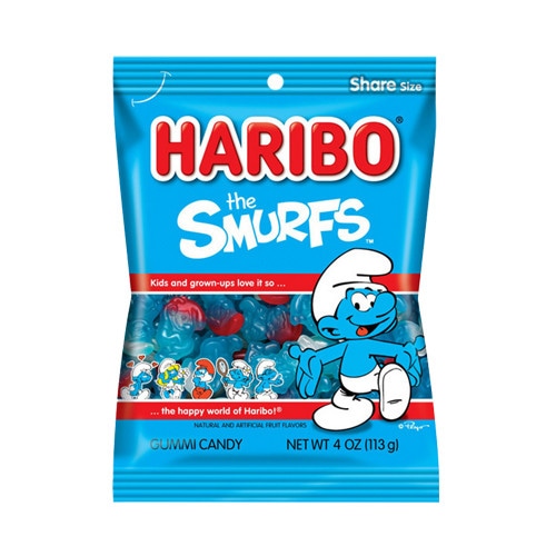 HARIBO Smurfs 425 g - Akcija v trgovini Kompas Shop