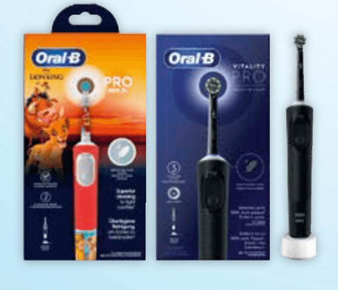Oral-B električna ščetka Vitality PRO ali Vitality PRO Kids 1 kos Akcija v trgovini Mueller