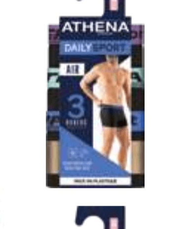 3x Moške bokser hlače 3 kom ATHENA - Akcija v trgovini E.Leclerc
