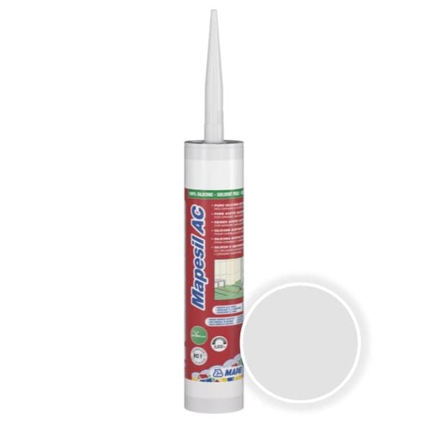 Mapei Sanitarna silikonska tesnilna masa Mapesil AC 110 310 ml Akcija v trgovini Bauhaus