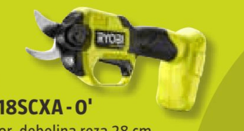 Akumulatorske vrtne škarje 'RY18SCXA-O' Ryobi - Akcija v trgovini Bauhaus