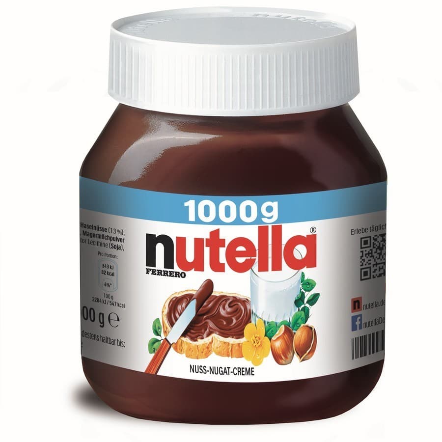 Nutella čokoladni namaz 1 kg Akcija v trgovini Kompas Shop