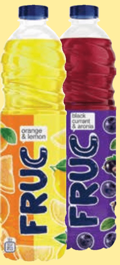 Fruc 1,5 l Akcija v trgovini Tuš