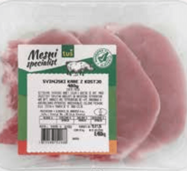 Svinjski kare s kostjo 480 g - Akcija v trgovini Tuš
