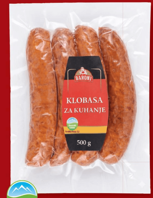 Baroni klobasa za kuhanje 500 g Akcija v trgovini Lidl