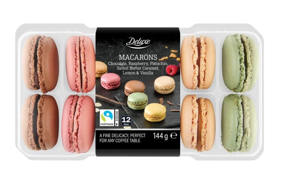 Deluxe Sveži makroni 144 g - Akcija v trgovini Lidl