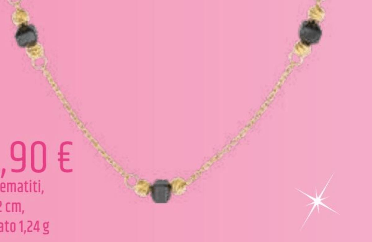 Ogrlica s hematiti - Akcija v trgovini E.Leclerc