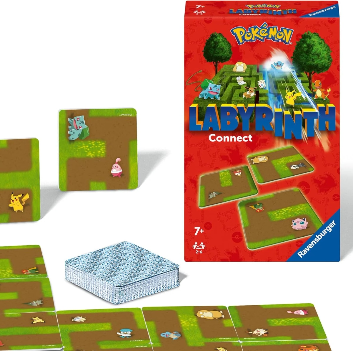 Prenosna igra Ravensburger Pokemon Labyrinth Connect Akcija v trgovini Tedi
