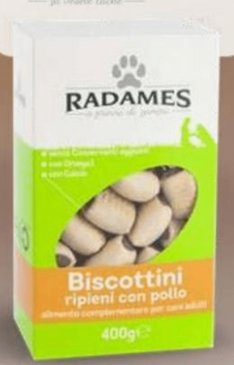 Polnjeni priboljški za pse, piščanec 400 g Radames - Akcija v trgovini Eurospin