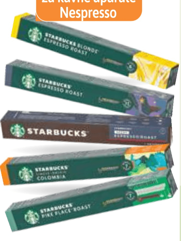 Kavne kapsule Starbucks 10/1 Akcija v trgovini E.Leclerc