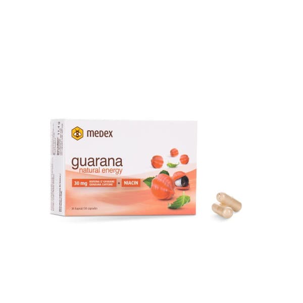 Prehransko dopolnilo Guarana Medex 30 kapsul Akcija v trgovini E.Leclerc