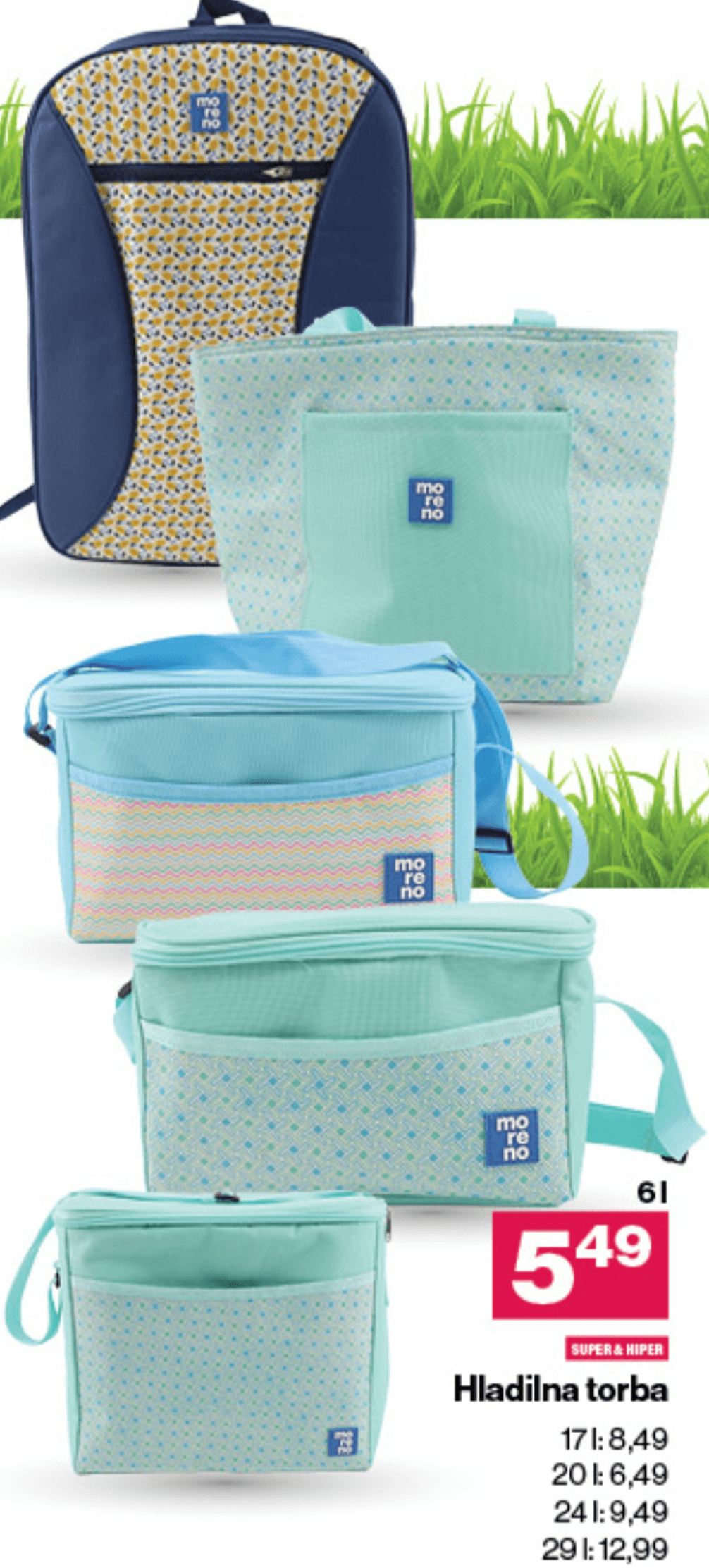 Hladilna torba 20 l mo re no - Akcija v trgovini Mercator