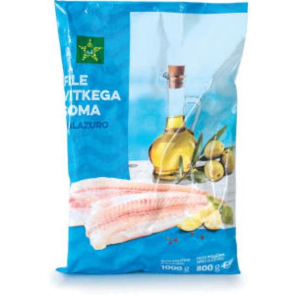 Tuš file vitkega soma 750 g Akcija v trgovini Tuš