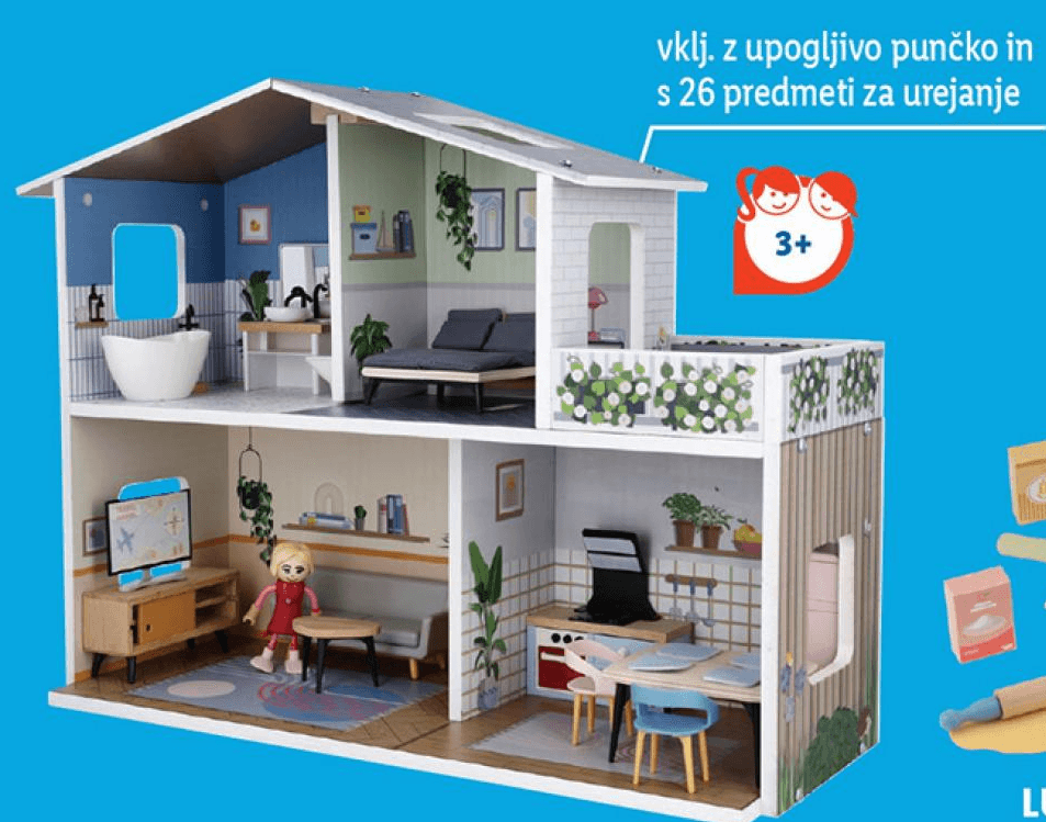 LUPILU Hiša za lutke Akcija v trgovini Lidl