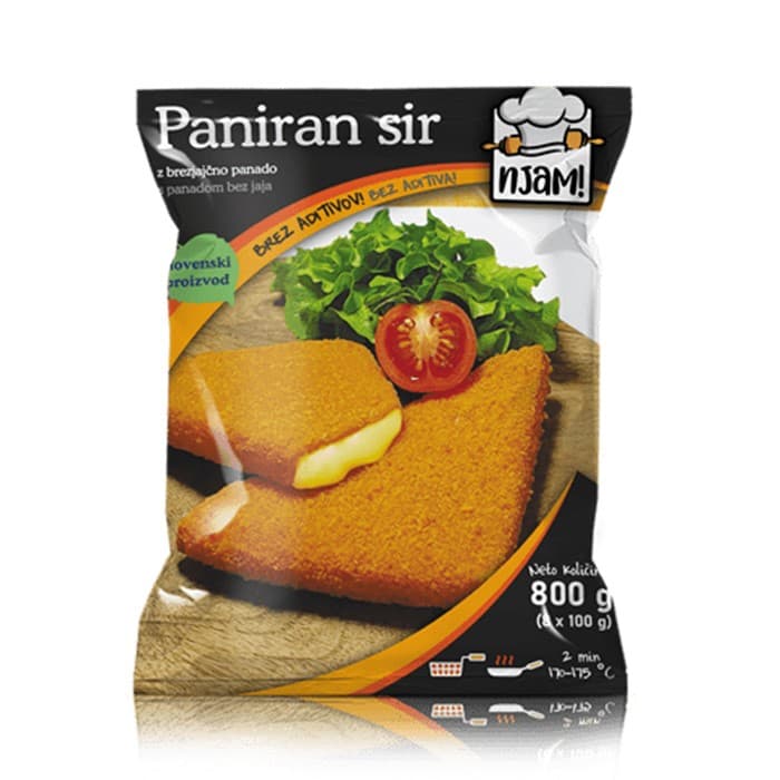 Panirani sir 800 g Njam Akcija v trgovini E.Leclerc