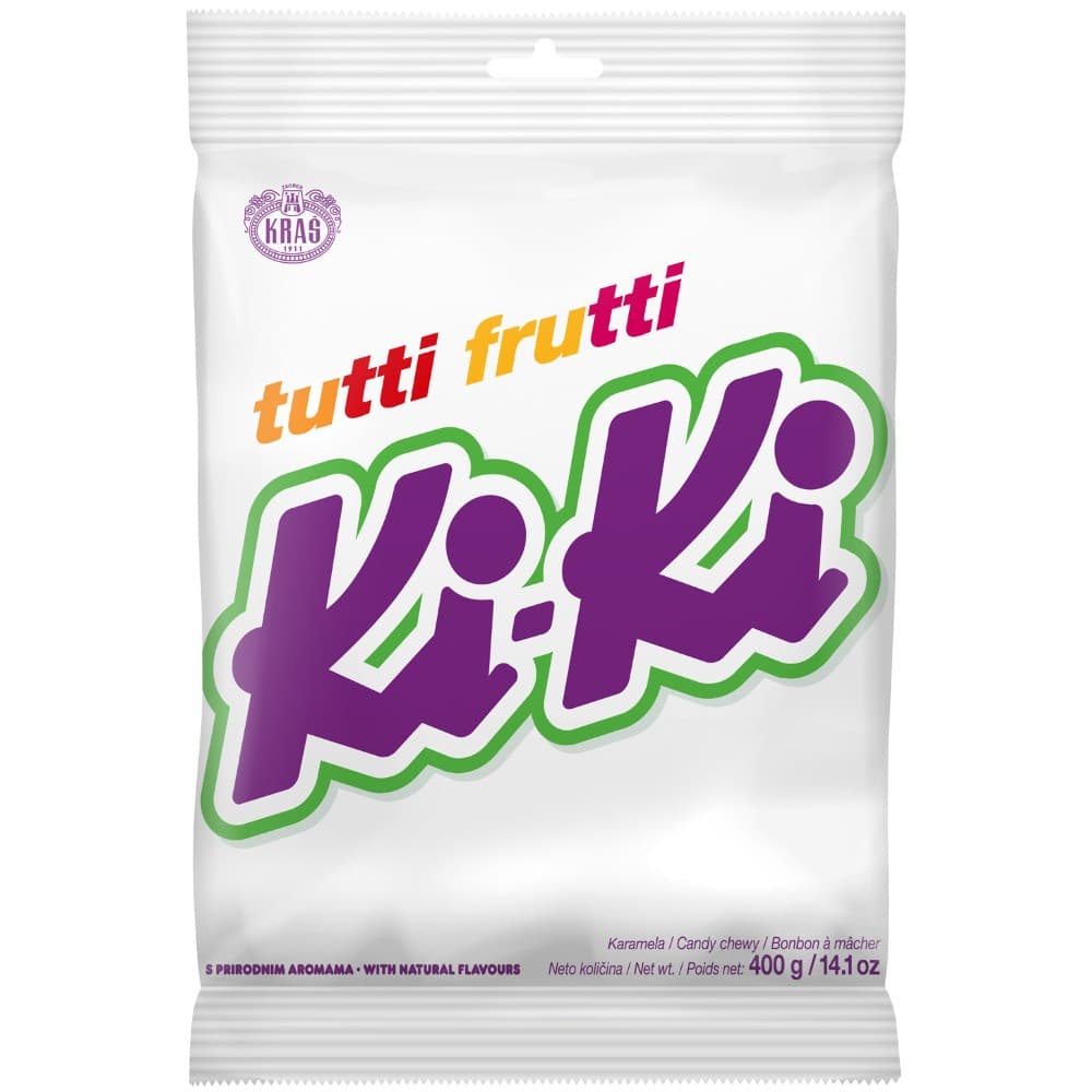 Bonboni Ki-Ki Tutti Frutti 400 g Akcija v trgovini E.Leclerc