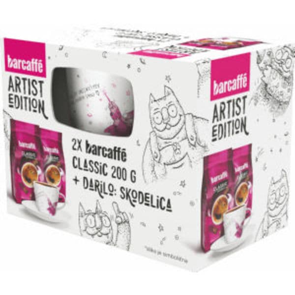 Darilni set Barcaffé Akcija v trgovini E.Leclerc