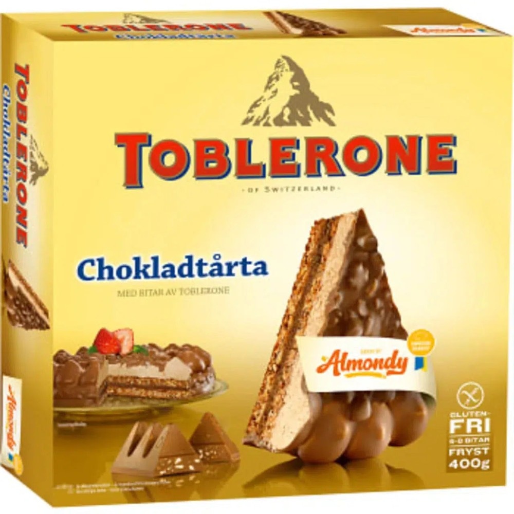 Almondy Čokoladna torta Toblerone 400 g Akcija v trgovini Lidl