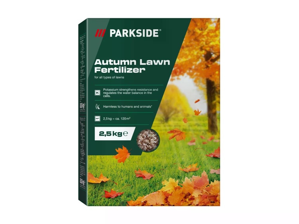Parkside Jesensko gnojilo za travo 2.5 kg Akcija v trgovini Lidl