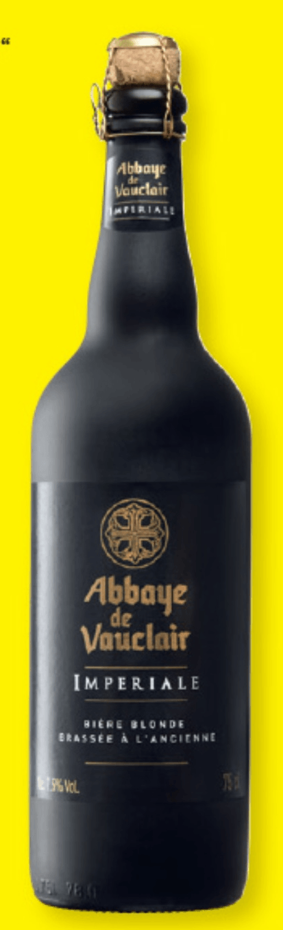 Abbaye de Vouclair Svetlo pivo „Imperiale“ 0,75 l - Akcija v trgovini Lidl