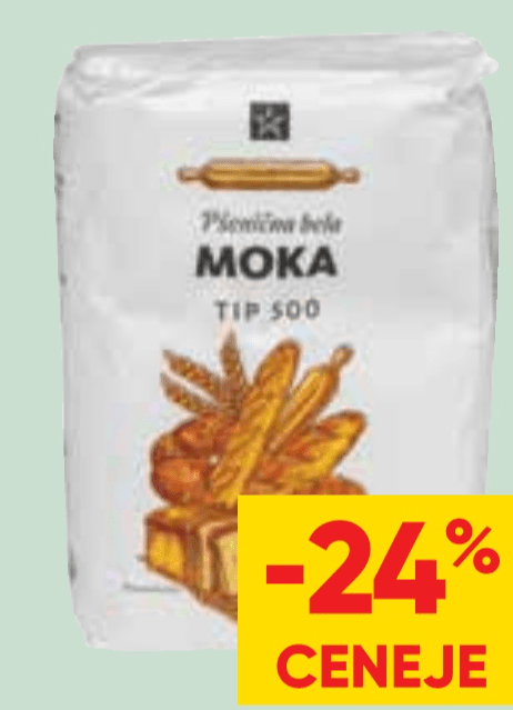 Pšenična bela moka Tuš 1 kg Akcija v trgovini Tuš