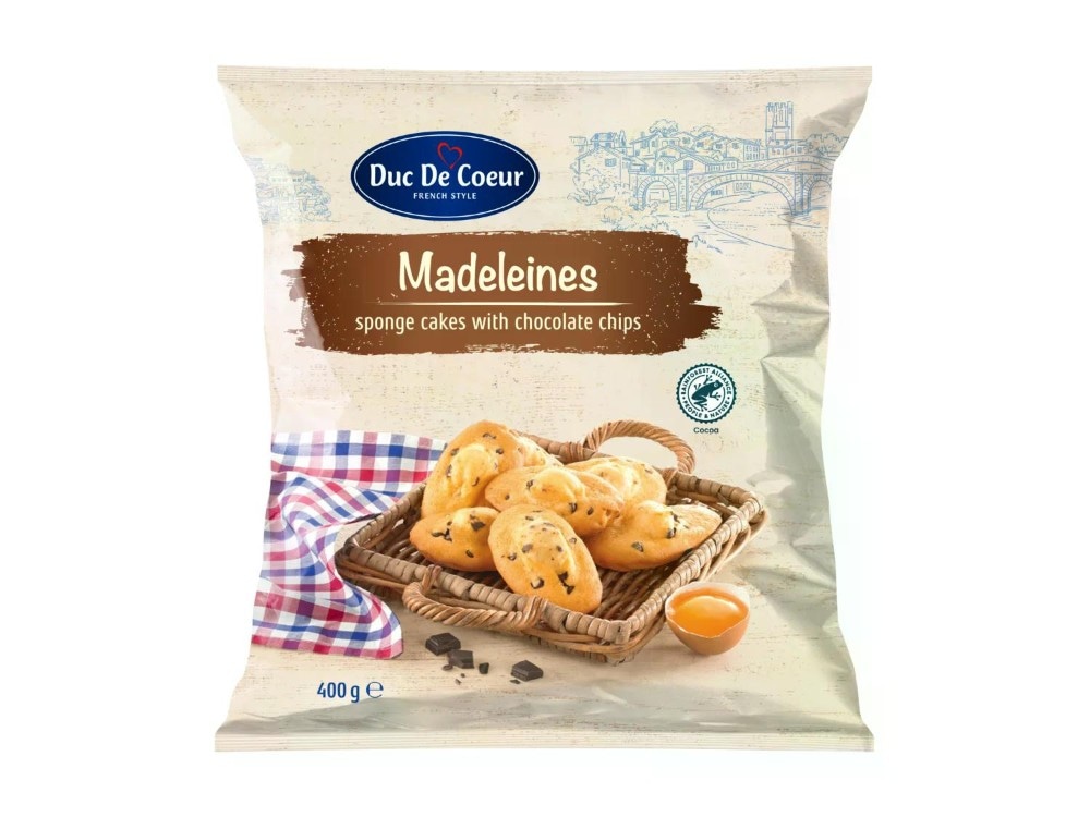 Duc De Coeur magdalenice s koščki čokolade 400 g Akcija v trgovini Lidl