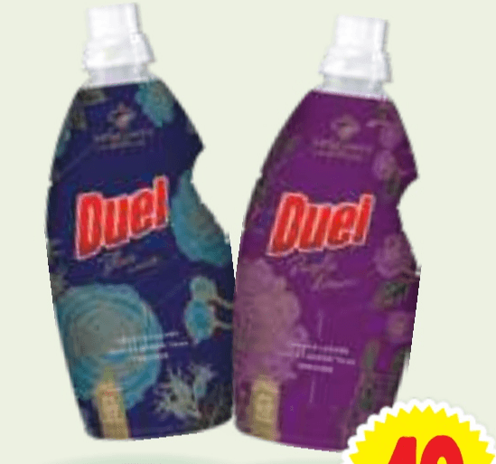 Mehčalec za perilo Duel 1,6 l - Akcija v trgovini E.Leclerc