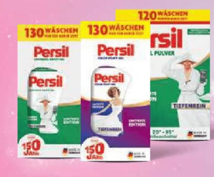Persil detergent za pranje perila 5,85 L za 130 pranj; 6,6 kg za 120 pran Akcija v trgovini Mercator