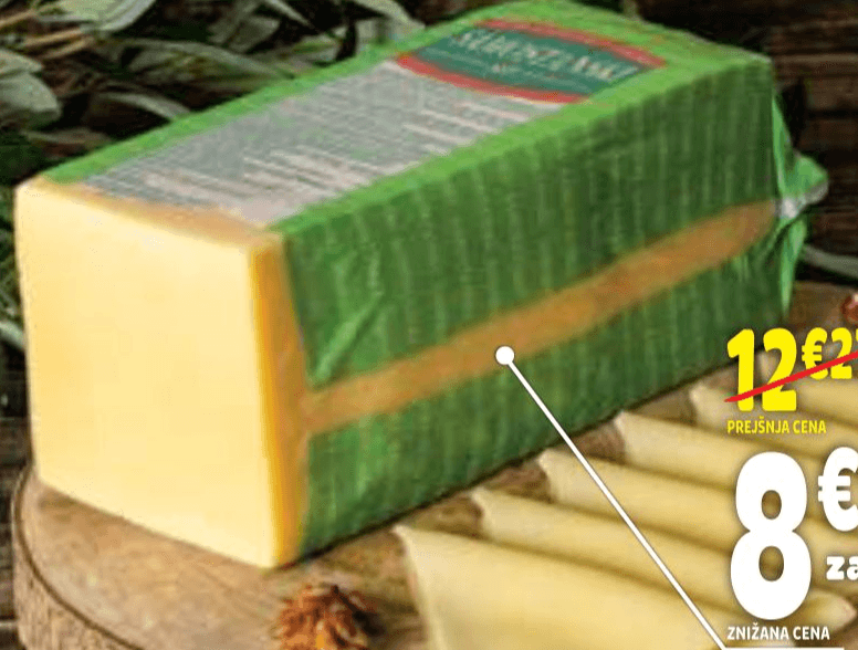 Samostanski sir - Akcija v trgovini E.Leclerc