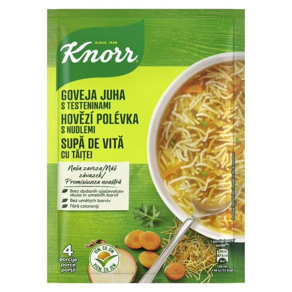 Bistre juhe Knorr različne gramature Akcija v trgovini Tuš