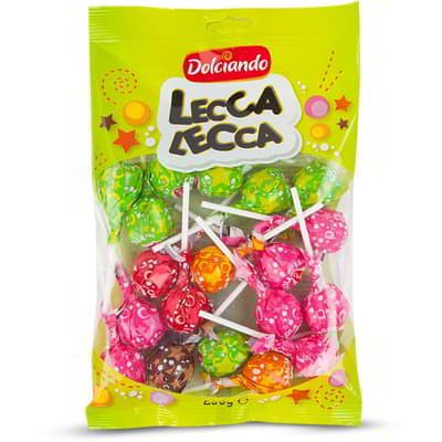 Dolciando lizike Lecca Lecca 250 g Akcija v trgovini Eurospin