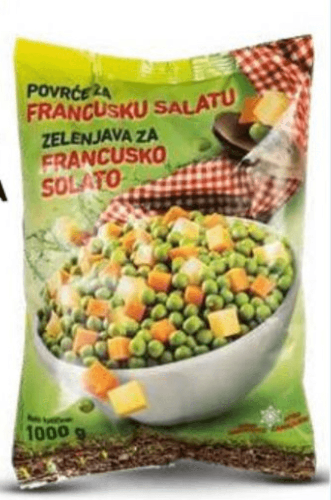 Zelenjava za francosko solato 1 kg Akcija v trgovini Eurospin