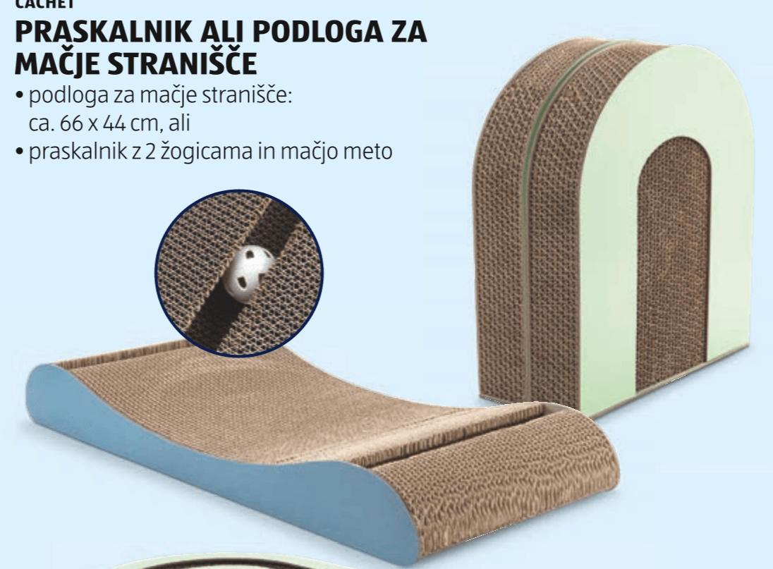 Cachet Praskalnik ali podloga za mačje stranišče - Akcija v trgovini Hofer