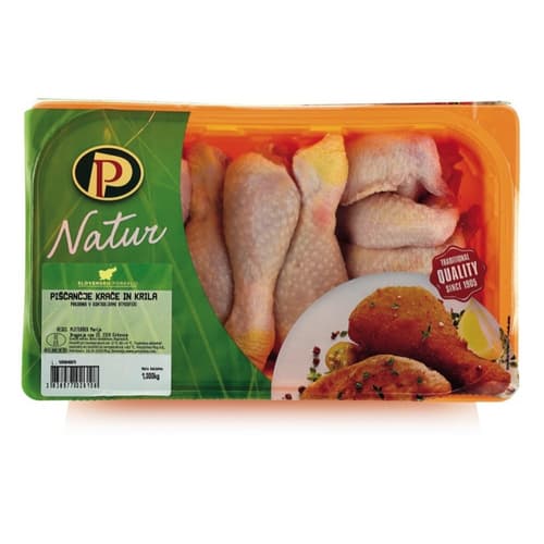 Piščančje krače 800 g PERUTNINA PTUJ NATUR Akcija v trgovini E.Leclerc