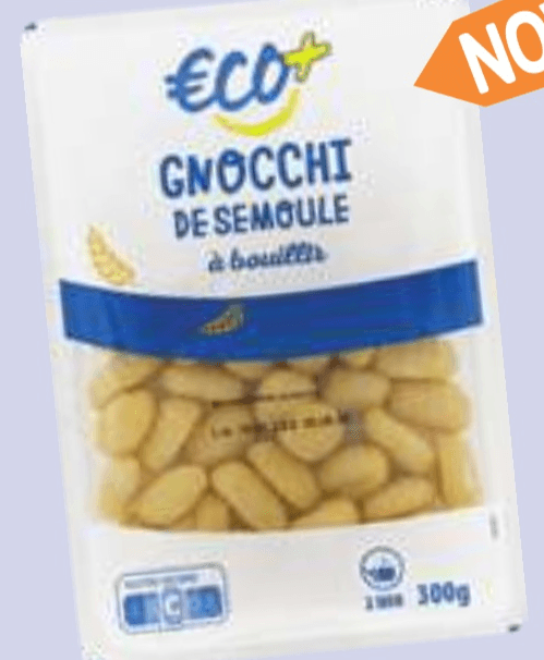 Eco+ njoki 300 g Akcija v trgovini E.Leclerc