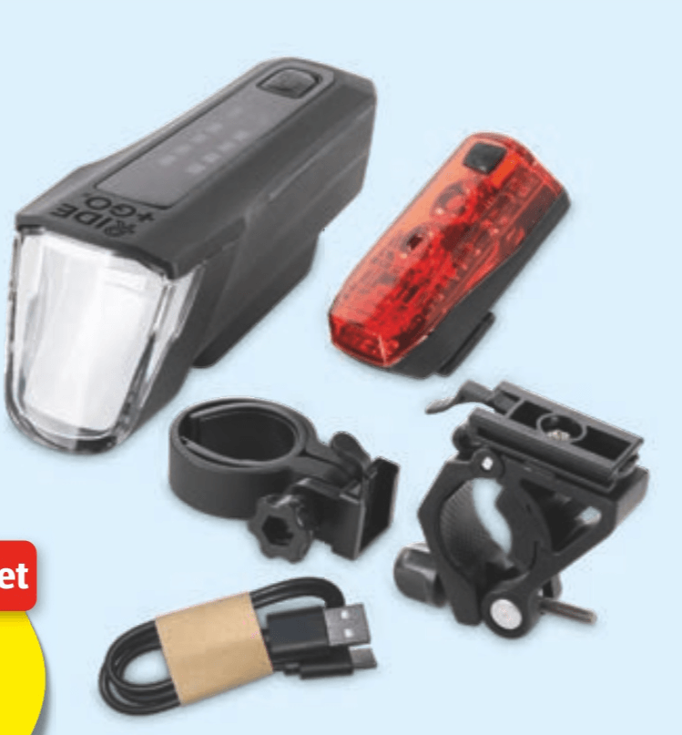 Premium Set LED-Luči RIDE + GO - Akcija v trgovini Hofer