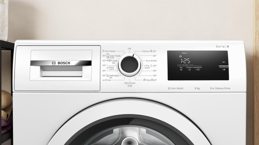 Bosch Pralni stroj WAN24066BY 8 kg Akcija v trgovini E.Leclerc